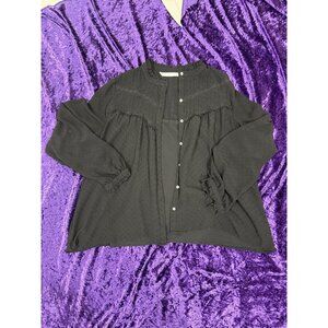 Black longsleeve blouse